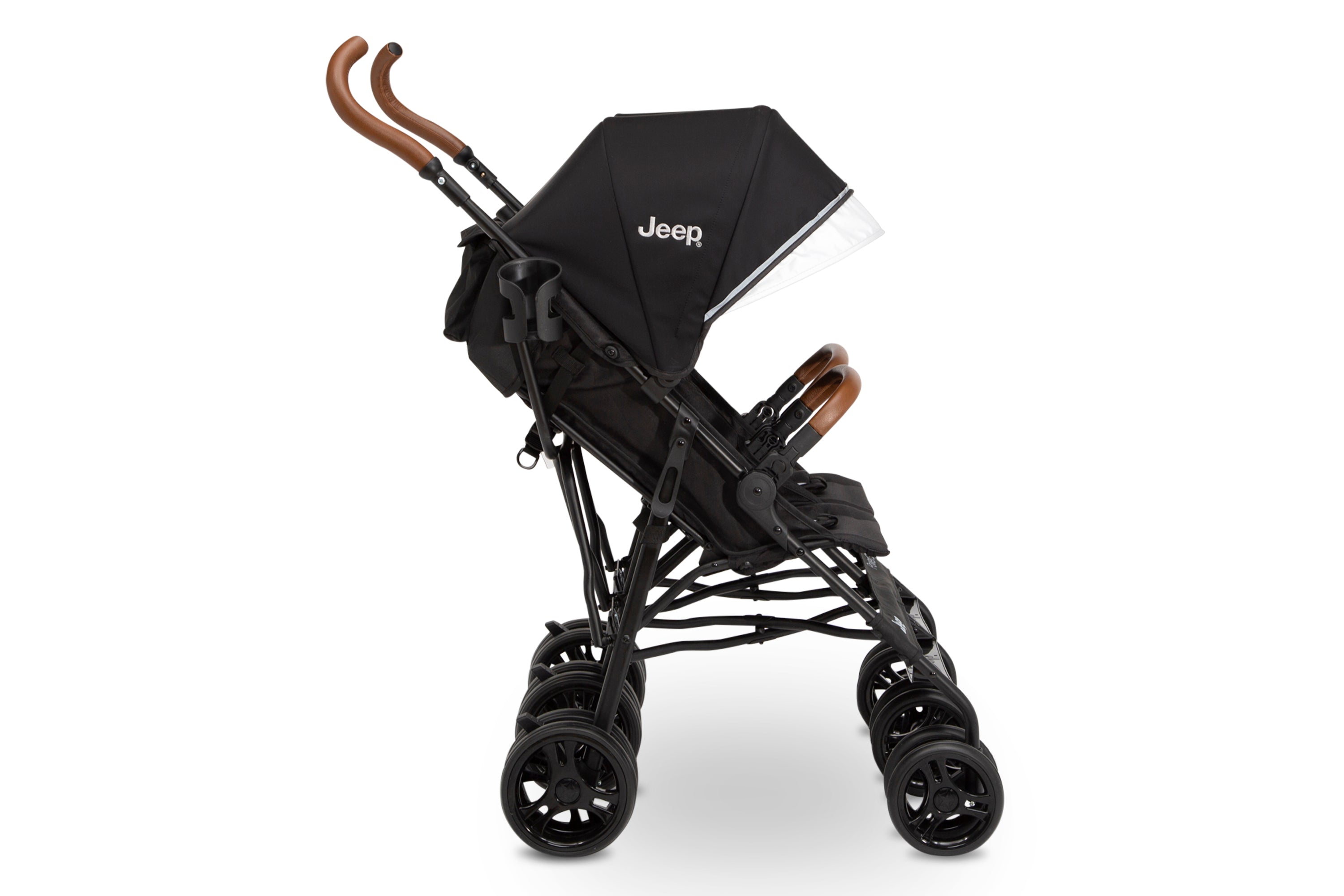 PowerGlyde Plus Side by Side Double Stroller - Lightweight Compact Baby Stroller for Twins & Toddlers - Perfect for Shopping, Travel & Outdoor Adventures