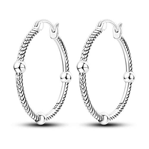 Three Bead Snake Bone Earrings