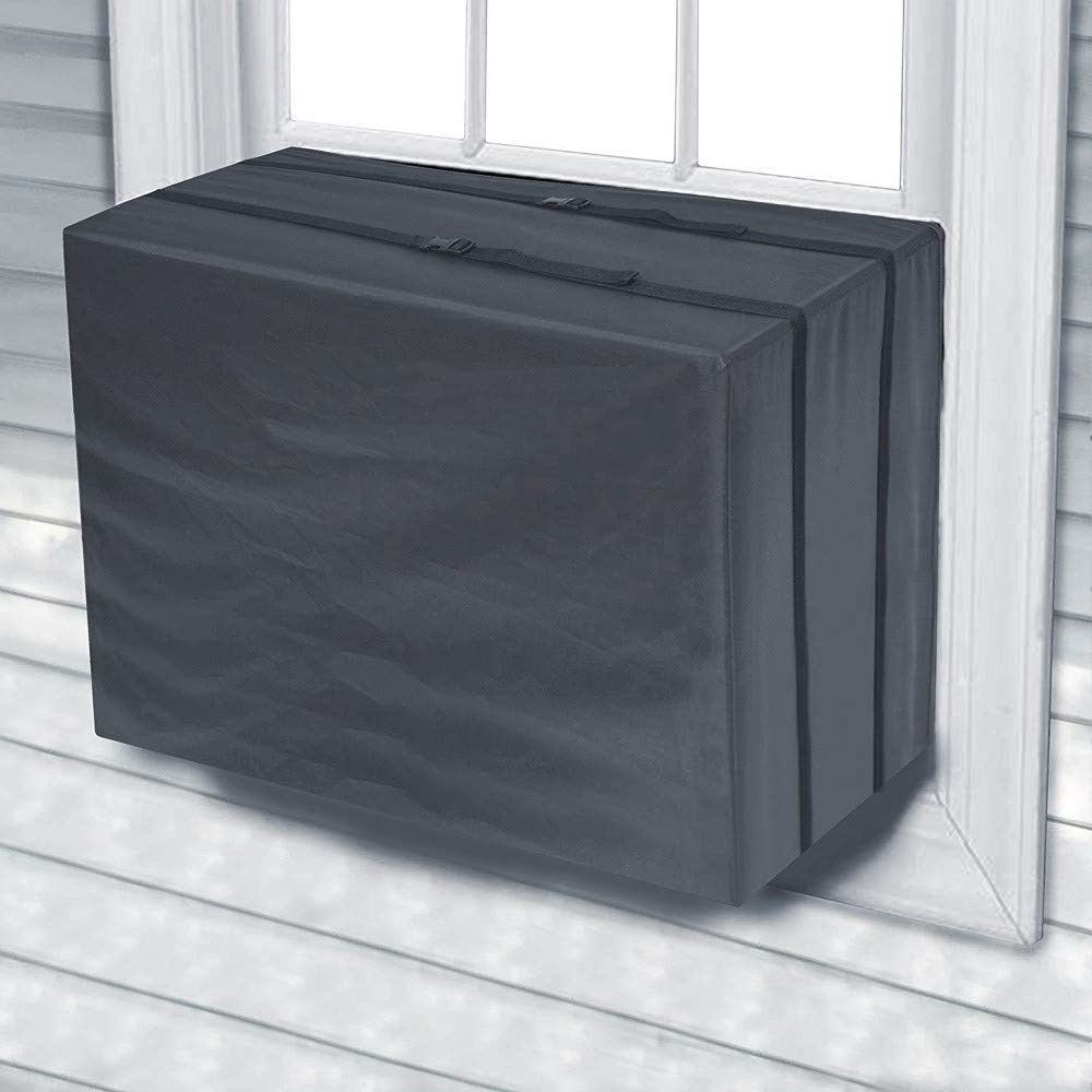 Outdoor Air Conditioner Cover - Heavy Duty Weatherproof AC Unit Protector for Snow, Rain, and Dust - Perfect for Home, RV, and Window AC Units - Easy Installation & Storage