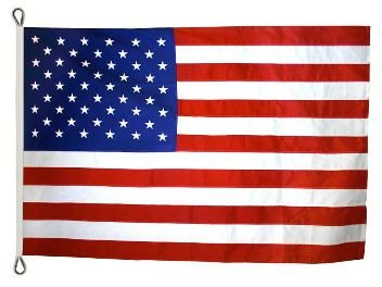 Premium 100% Made in USA Heavy Duty All-Weather American Flag - 2-Ply Polyester Open Weave Construction - 8x12 ft Outdoor US Flag for Patio, Garden & Commercial Use