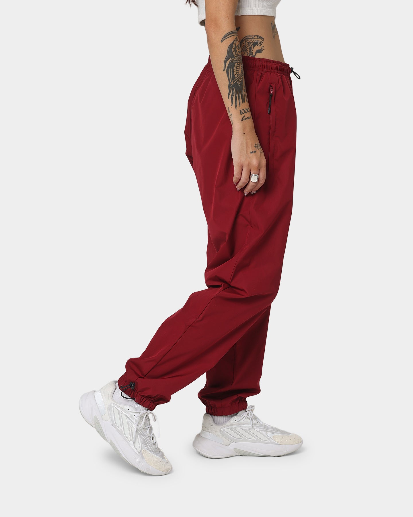 Adidas R.Y.V. Track Pants for Men - Classic Burgundy Joggers with Comfort Fit | Perfect for Running, Gym Workouts & Casual Streetwear