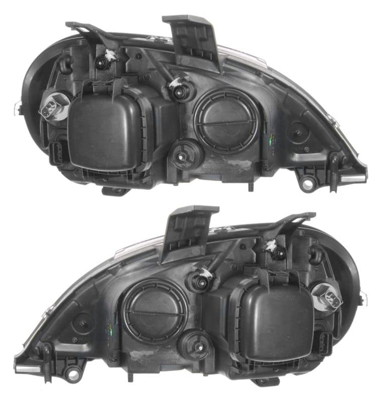 Freightliner Columbia Headlight Assembly Set - Driver & Passenger Side Headlights Compatible with 2000-2017 Models | Durable Replacement for Improved Night Visibility & Safety