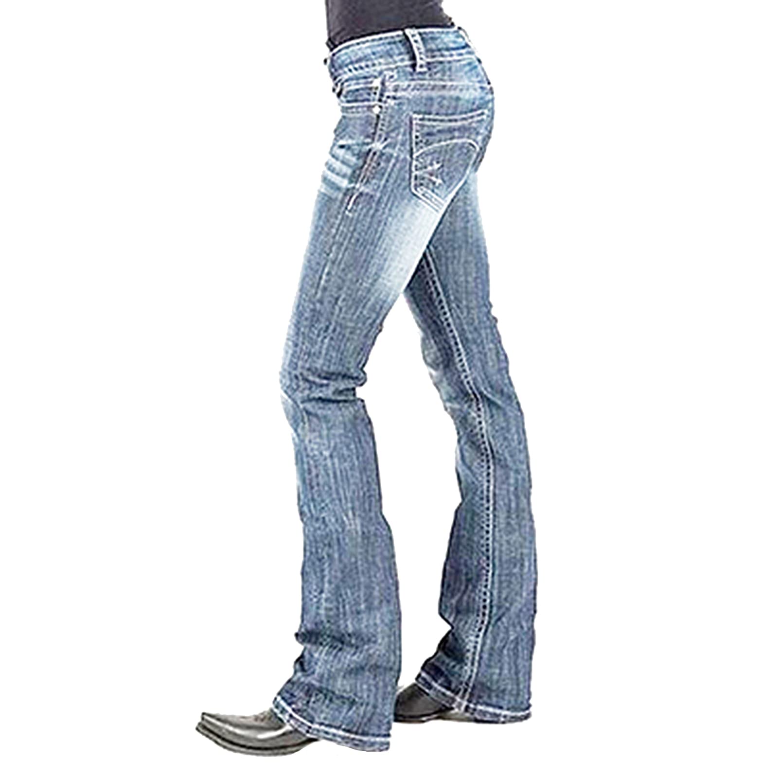 Women's Bootcut Jeans - Stretch Denim Pants with Comfort Fit & Flattering Silhouette | Perfect for Casual Wear, Work & Night Out