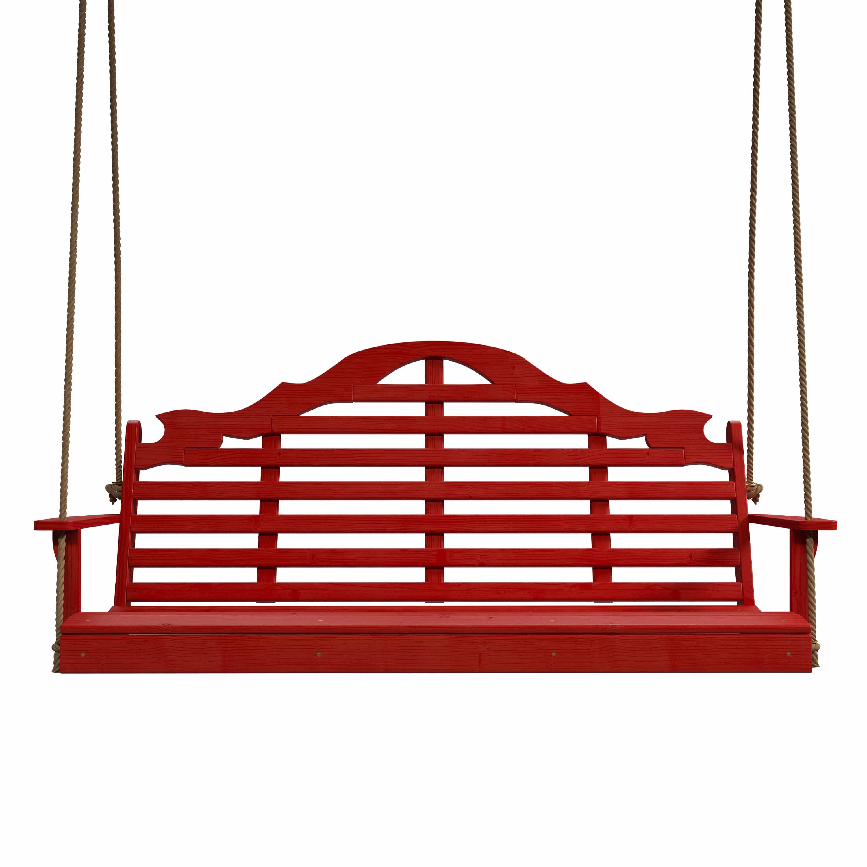 Keystone Amish Co. Milan Porch Swing - Handcrafted Cedar Wood Outdoor Swing for Patio, Garden, or Backyard - Perfect for Relaxing and Enjoying Nature