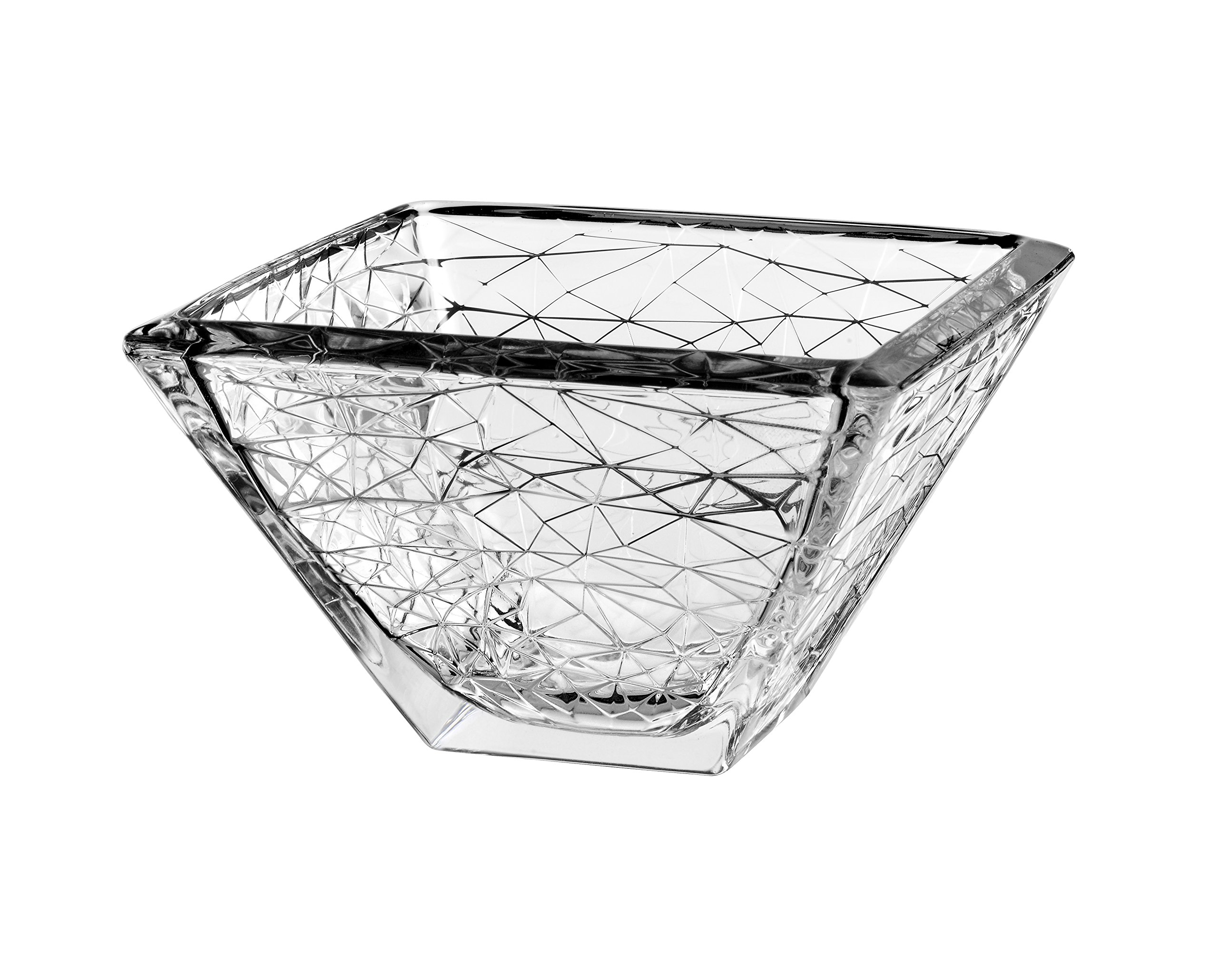 Barski Premium European Glass Small Bowls Set of 6 - 5.7 Inch Diameter Dessert Bowls for Fruits, Nuts, Ice Cream - Elegant Tableware for Parties, Dining, Entertaining - Handcrafted in Europe