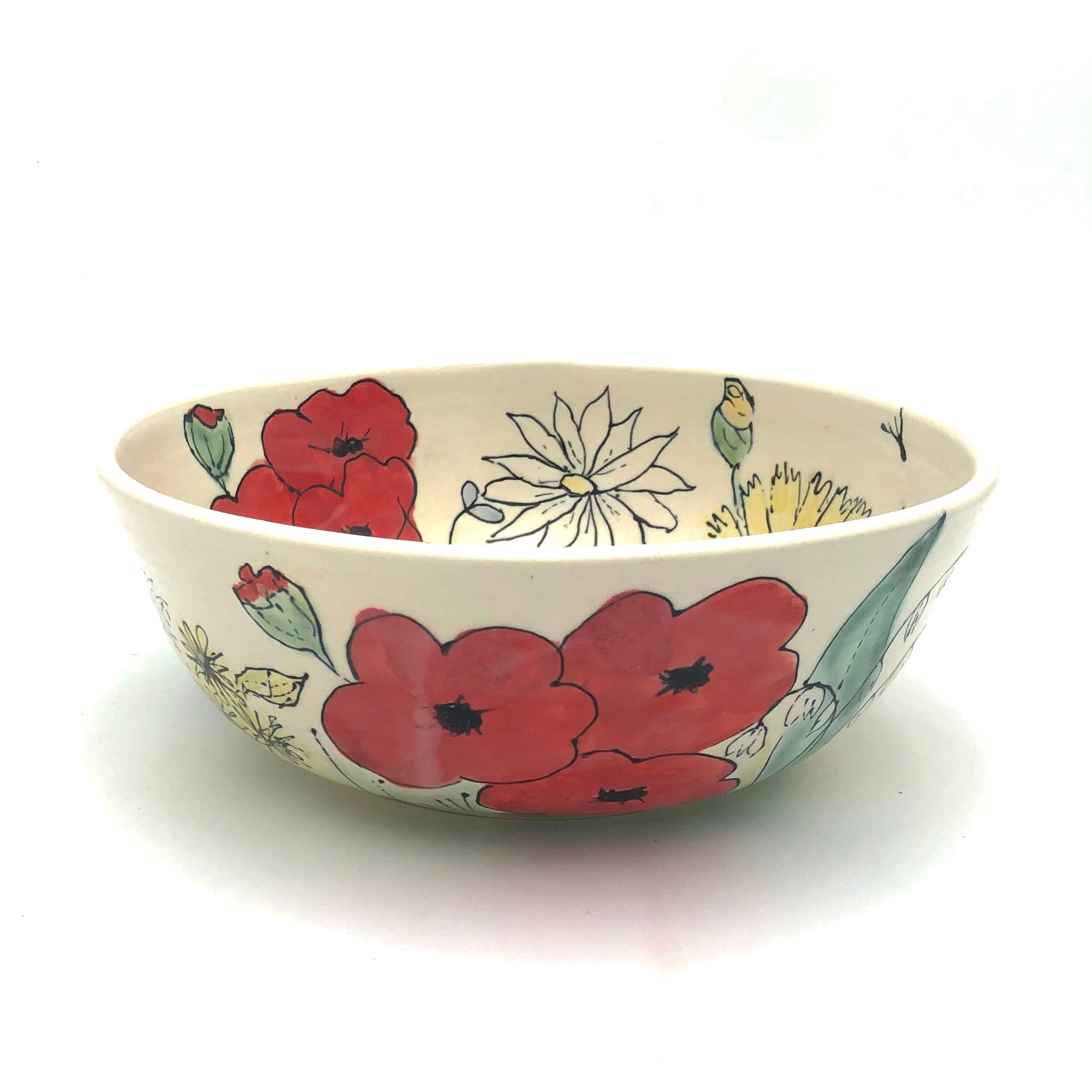 Sullivan Medium Bowl - 'Minds are Like Flowers, They Open When Ready' #DS1660 - Perfect for Home Decor, Kitchen Storage & Gift Giving