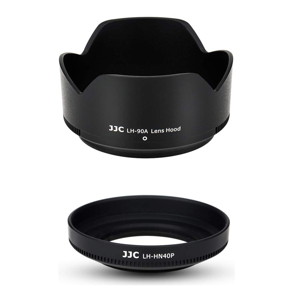 JJC Lens Hood Set Compatible with Nikon Z50 Camera - Replacement for HN-40 & HB-90A - Fits Nikkor Z DX 16-50mm F/3.5-6.3 VR & 50-250mm F/4.5-6.3 VR Lenses - Perfect for Outdoor Photography and Travel Shooting