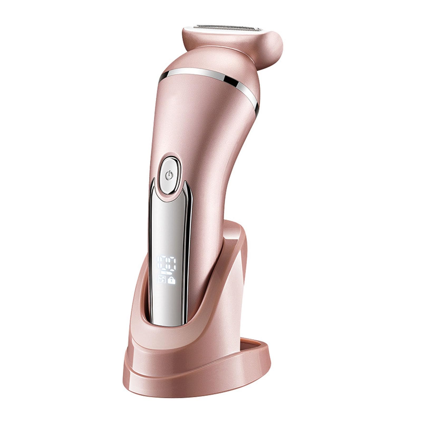 3-in-1 Electric Bikini Trimmer for Women - Painless Hair Removal with 3 Heads for Smooth Skin at Home & Travel