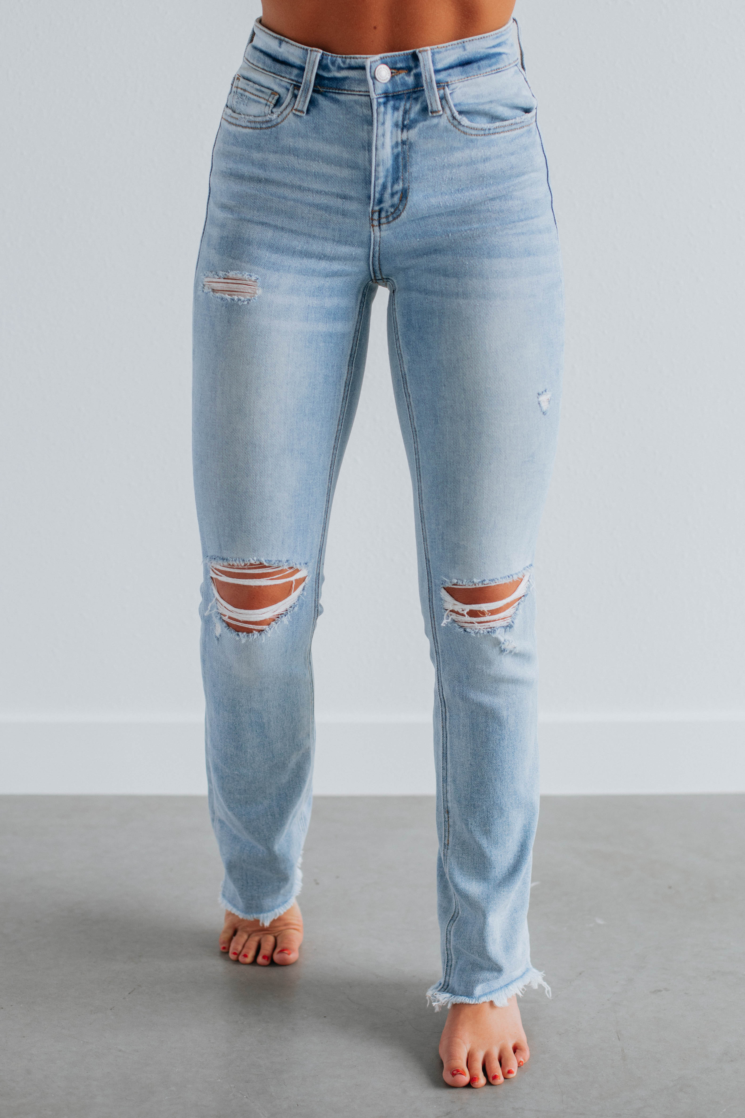 Bree Flying Monkey Women's High Waist Skinny Jeans - Stretch Denim Pants for Casual Wear & Night Out