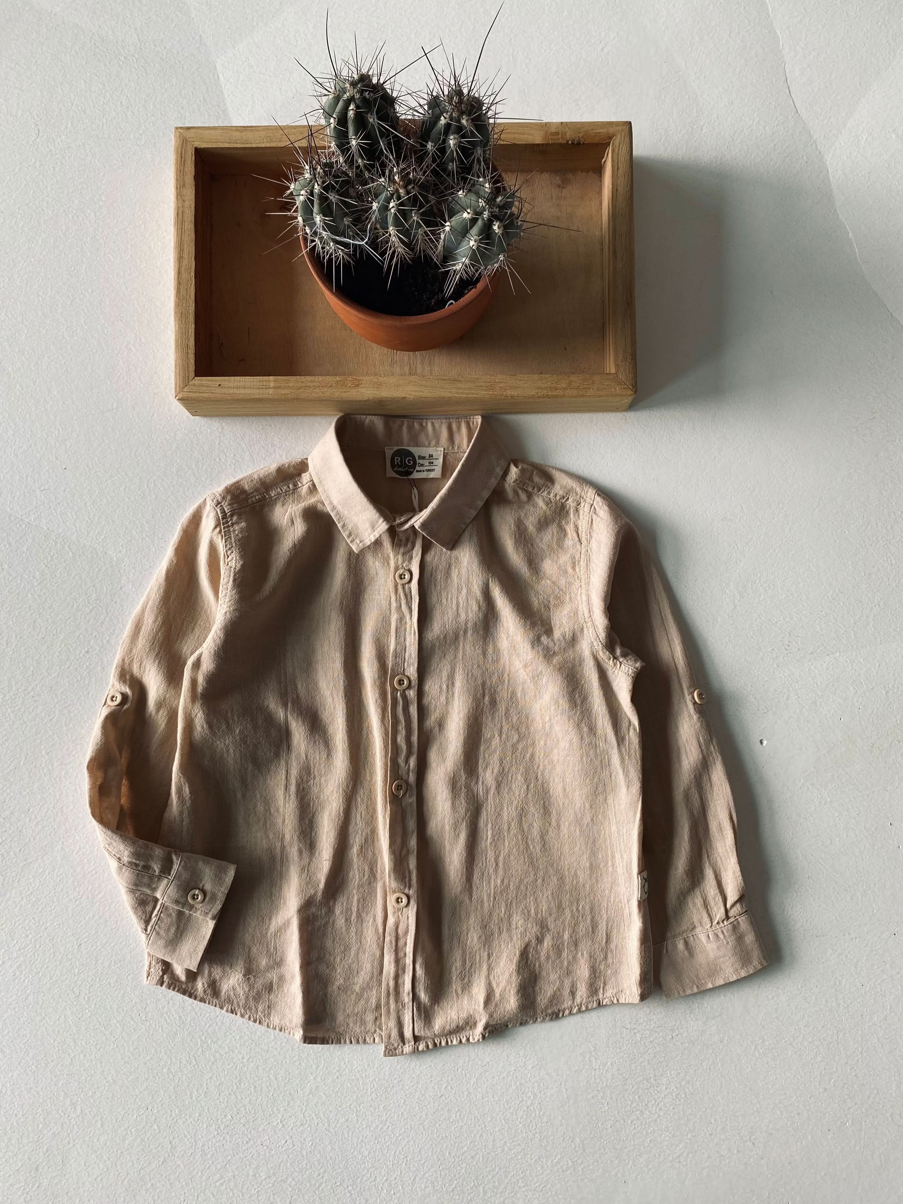 Kids Long Sleeve Shirt for Boys & Girls Ages 3-9 | Comfortable Cotton Casual Top for School, Play & Everyday Wear