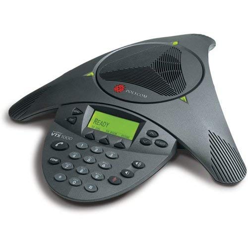 Polycom Soundstation VTX1000 Conference Phone (2200-07300-102) - Certified Refurbished | Premium Audio for Business Meetings & Conference Calls | Ideal for Office, Boardroom & Remote Work