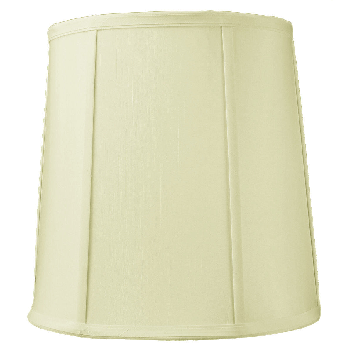 12W x 12H Eggshell White Shantung Silk Drum Lampshade - Elegant Lighting for Bedroom, Living Room & Dining Room Decor