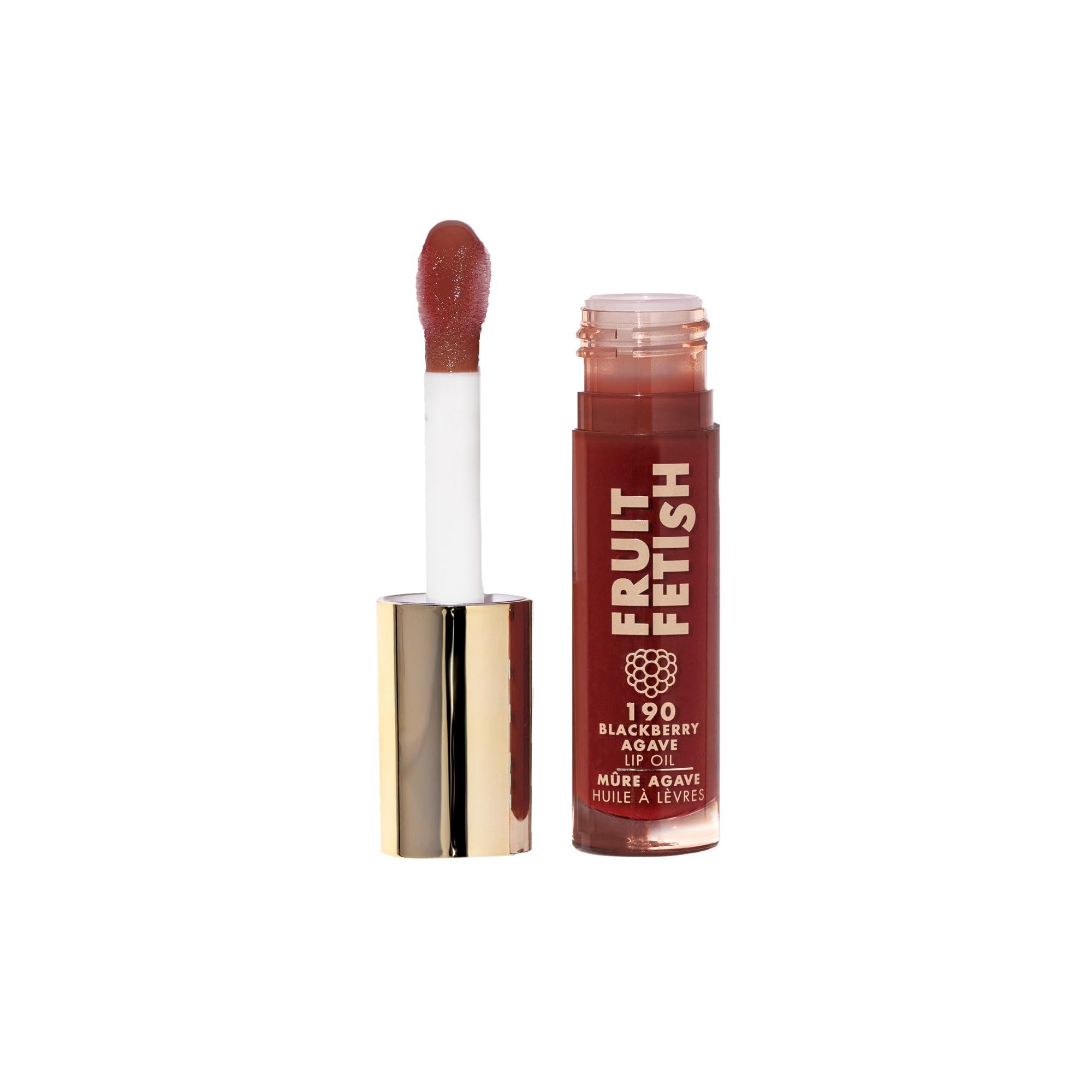 Milani Fruit Fetish Lip Oil with Vitamin E - Hydrating Lip Treatment with Blackberry Agave & Fruit Extracts - Moisturizing Lip Gloss for Dry Lips - Perfect for Daily Use & Night Care