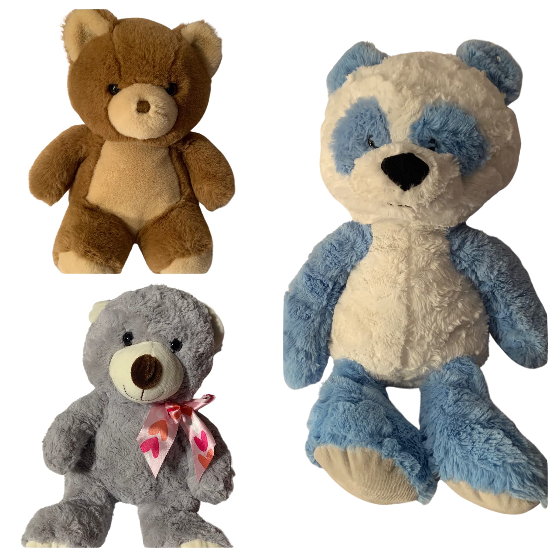 5 lbs Weighted Stuffed Animal Teddy Bear - Large Washable Plush Weighted Buddy for Anxiety Relief & Sleep Aid, Various Cute Patterns for Kids & Adults (Home, Office, Travel Companion)