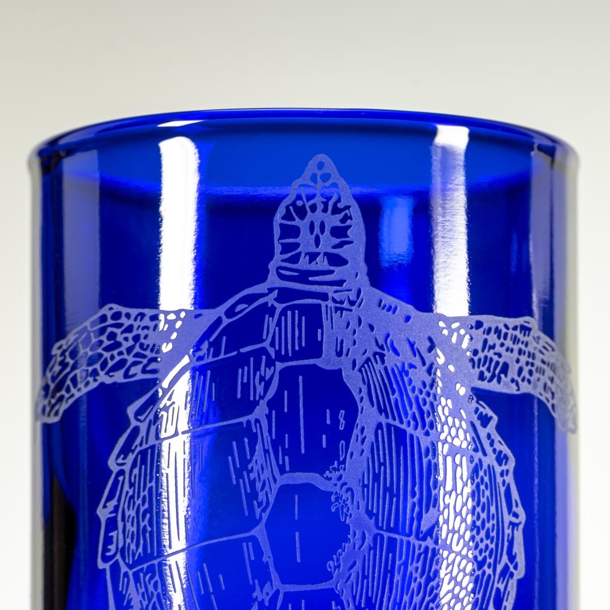 Upcycled Tina Turtle 12oz Blue Reusable Tumbler Cup - Eco-Friendly Stainless Steel Travel Mug (12 Pack) | Perfect for Coffee, Tea & Cold Drinks at Home, Office or Outdoor Adventures