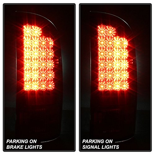 Spyder Auto 5002594 LED Tail Lights - Chrome/Smoked Lens - High Visibility Brake Lights - Perfect for Jeep Wrangler JK & Dodge Ram 1500 - Upgrade Your Night Driving Safety