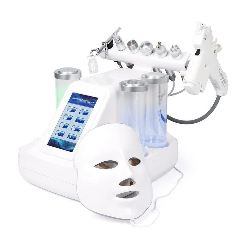 Professional 8-in-1 Hydrofacial Machine for Blackhead & Acne Removal - Vacuum Suction Skin Rejuvenation Device with Moisturizing Spray - Perfect for Spa, Salon & At-Home Skincare Treatments