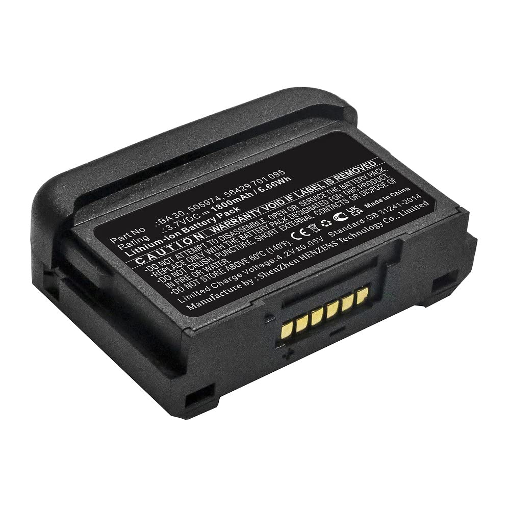 Synergy Digital Stage Monitor Battery 1800mAh - Replacement for Sennheiser 505974 - Perfect for Live Performances