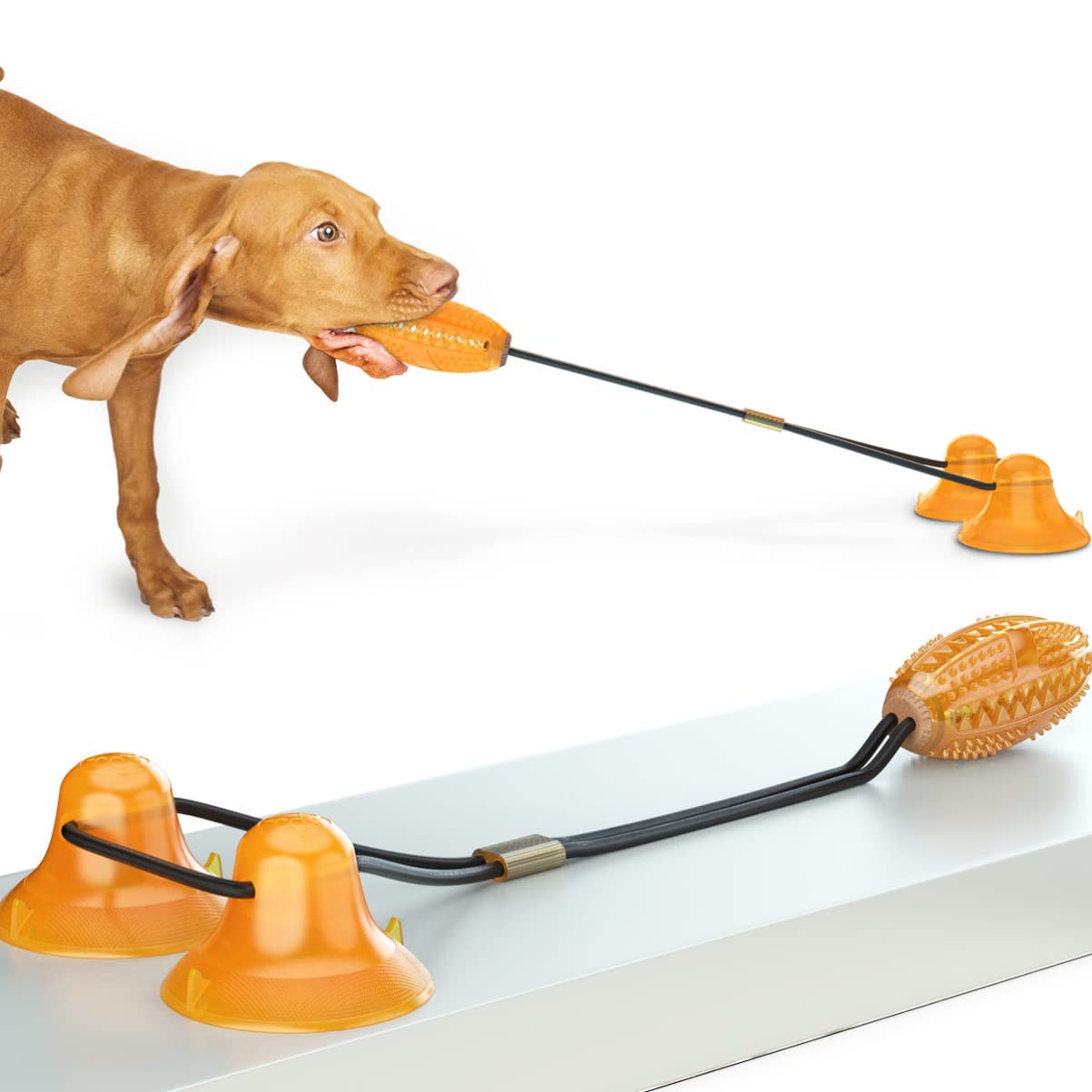 Interactive Mipcase Dog Chew Toy - Leak-Proof Food Dispenser for Training & Teeth Cleaning | Perfect for Puppy Teething, Boredom Relief & Slow Feeding