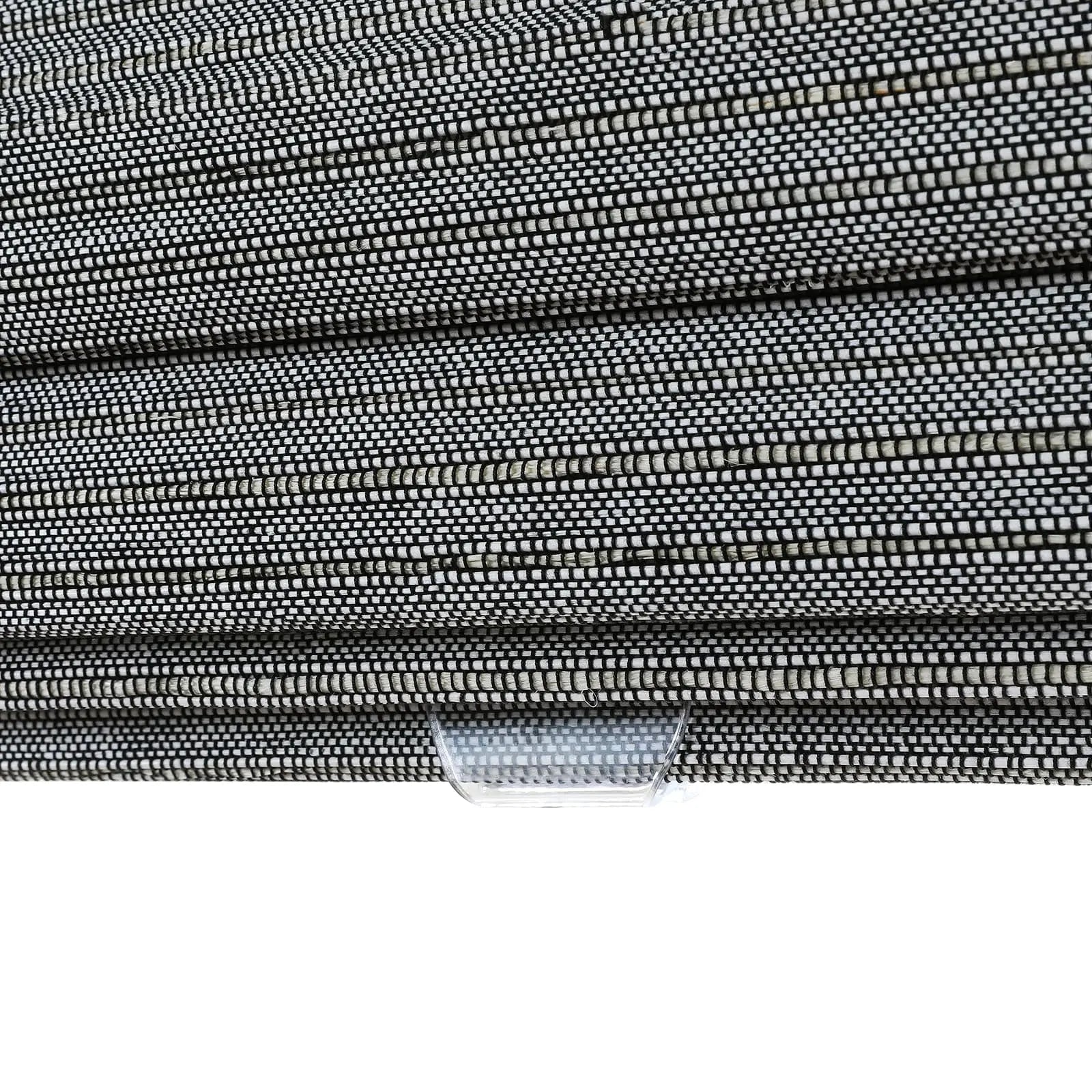 Natural Bamboo Woven Paper Window Shade - Blue | Eco-Friendly Room Darkening Blind for Bedroom, Living Room & Office