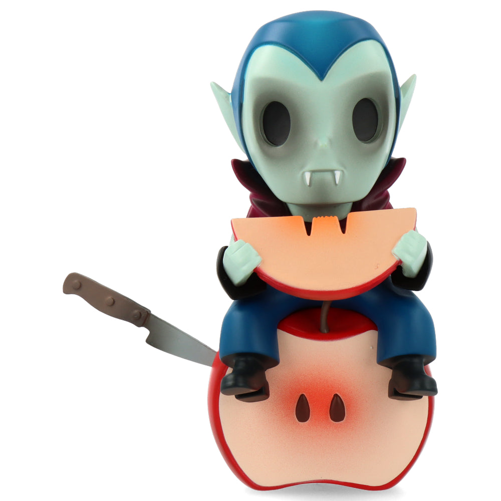 Vegan Vampire Apple Knife - Stainless Steel Fruit Slicer with Ergonomic Handle (Blues Edition) - Perfect for Halloween Parties, Vegan Cooking & Fruit Platter Preparation