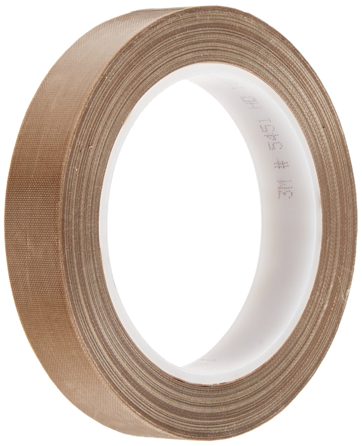 3M 5451 Brown PTFE/UHMW Tape - 0.75 Inch Width x 36 Yard Length (1 Roll) - High Temperature Resistant, Non-Stick, Chemical Resistant Tape for Plumbing, HVAC, and Industrial Applications