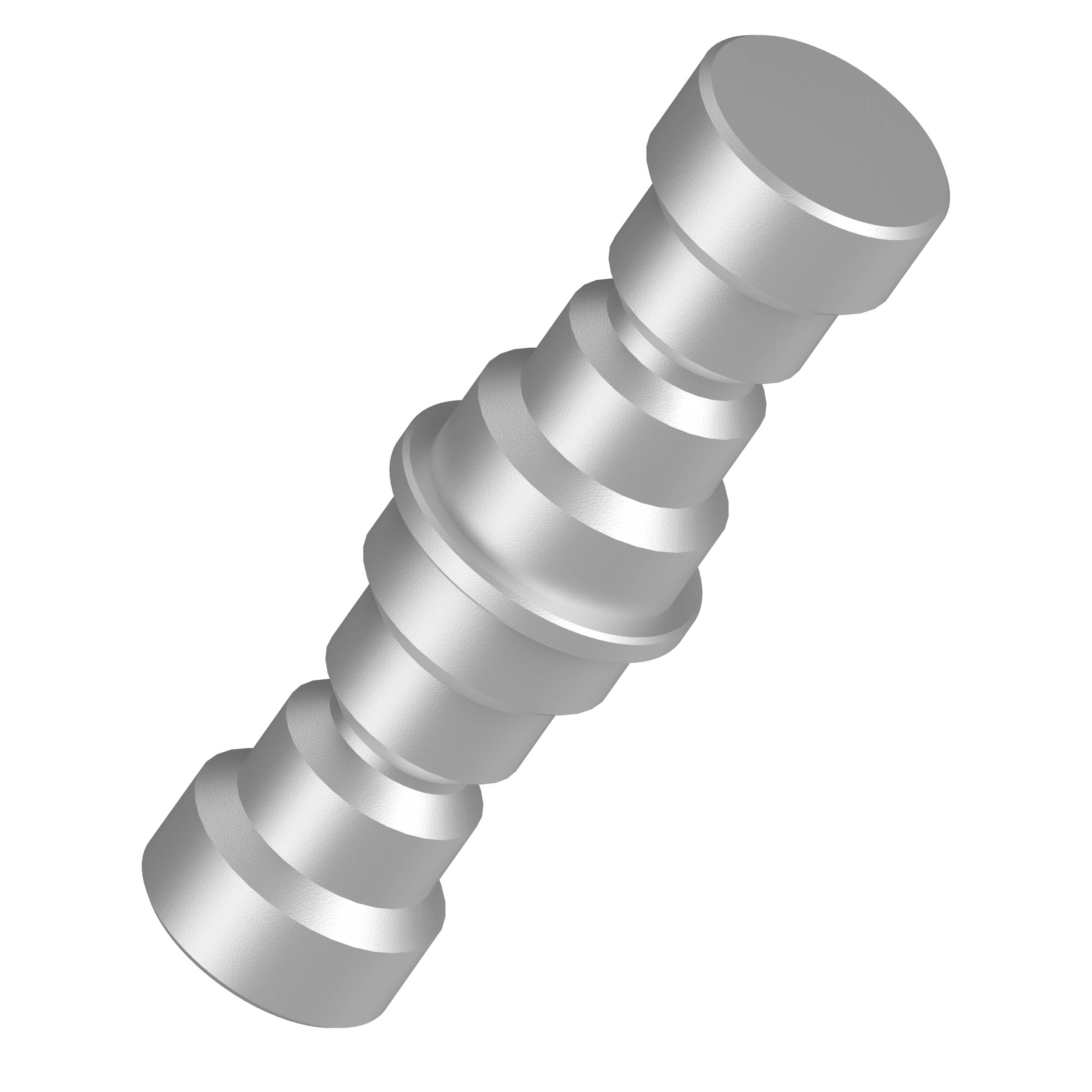 GEARTREE 2753 15.8mm (5/8 inch) Stainless Steel Reversible Stud - Heavy Duty Fastener for Automotive, Machinery & Industrial Applications