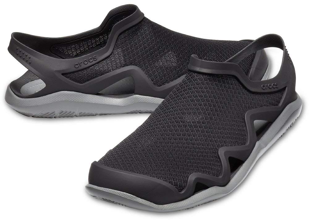 Crocs Men's Swiftwater Mesh Wave Sandals - Water Shoes for Men | Lightweight & Quick-Drying | Perfect for Beach, Pool, Hiking & Water Sports