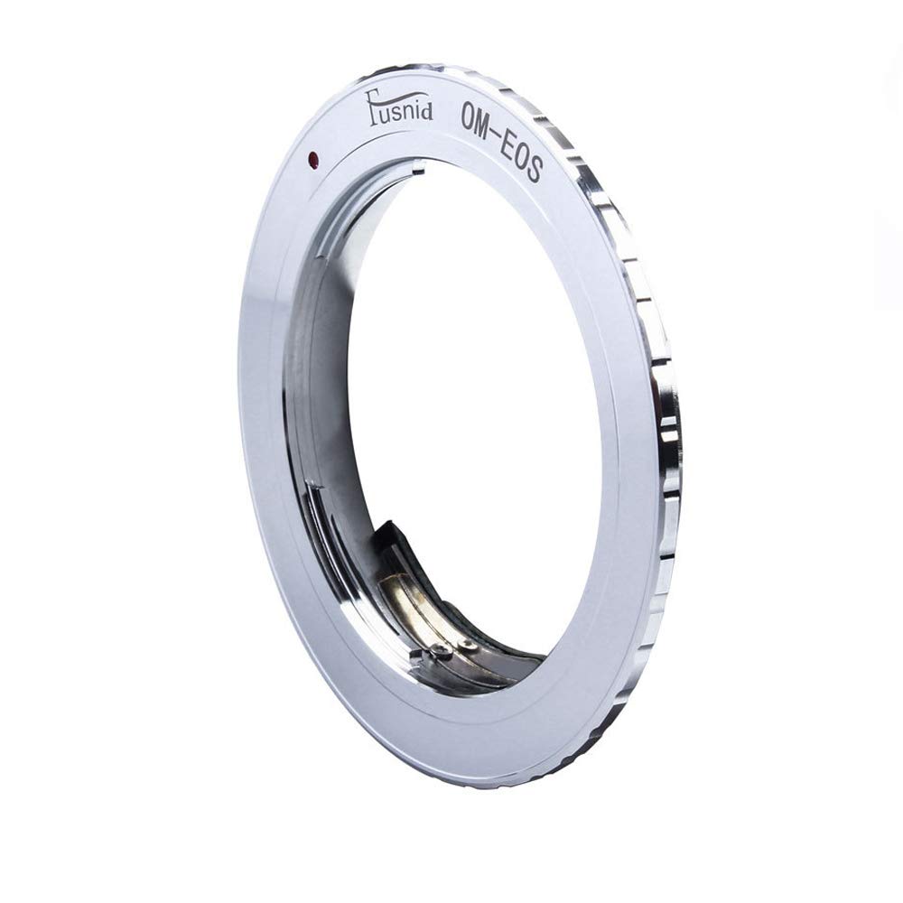 OM-EOS 9th Gen AF Confirm Lens Adapter - Olympus OM to Canon EOS EF/EF-S Mount Converter for 7D, 60D, 70D, 77D, 80D, 700D, 750D, 760D, 800D, 1000D, 1200D, 5D Series - Perfect for DSLR Photography & Vintage Lens Conversion