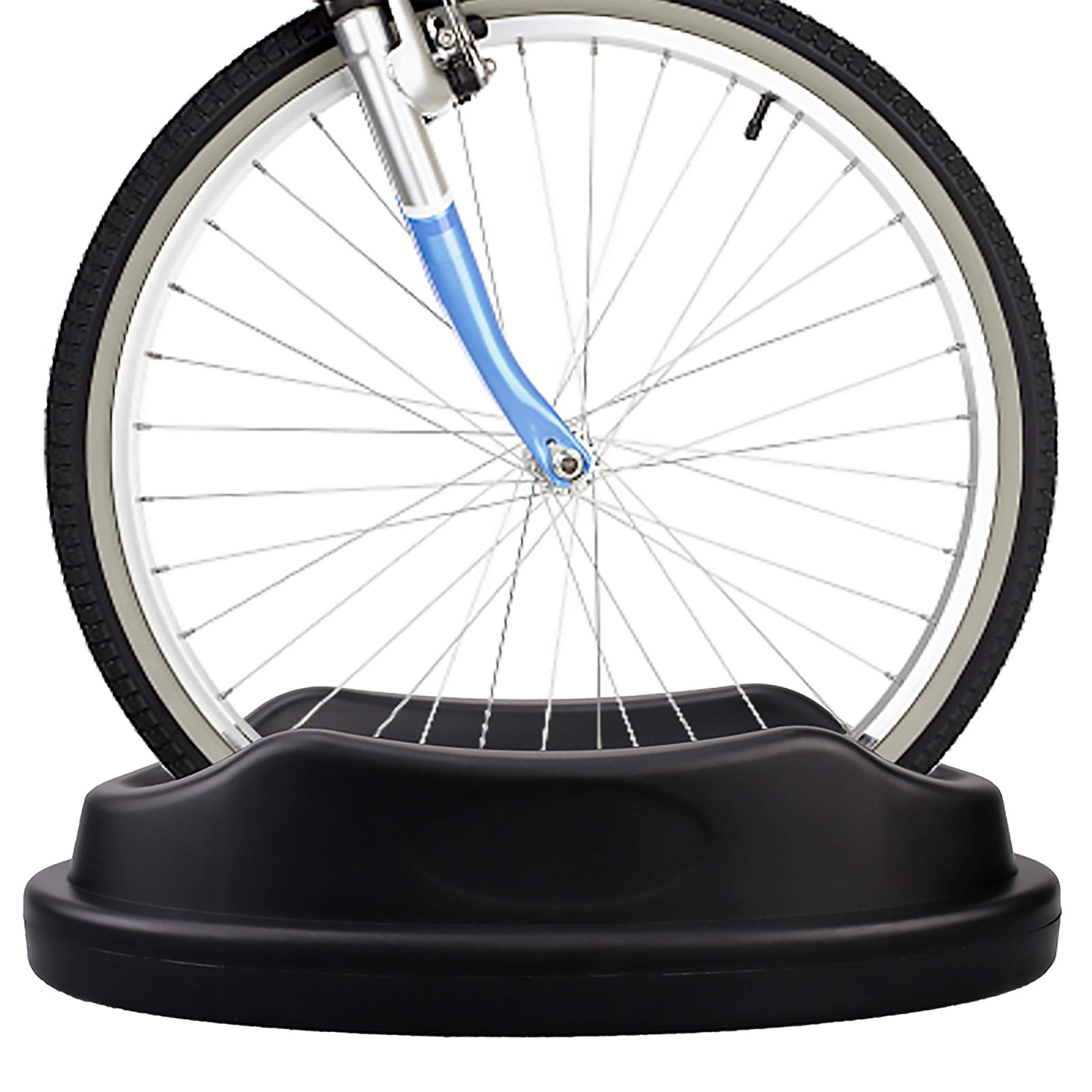 Premium Bike Trainer Front Wheel Block - Indoor Cycling Stabilizer Stand Holder for Secure & Stable Workouts - Ideal for Home Gym, Spin Class & Training Accessories
