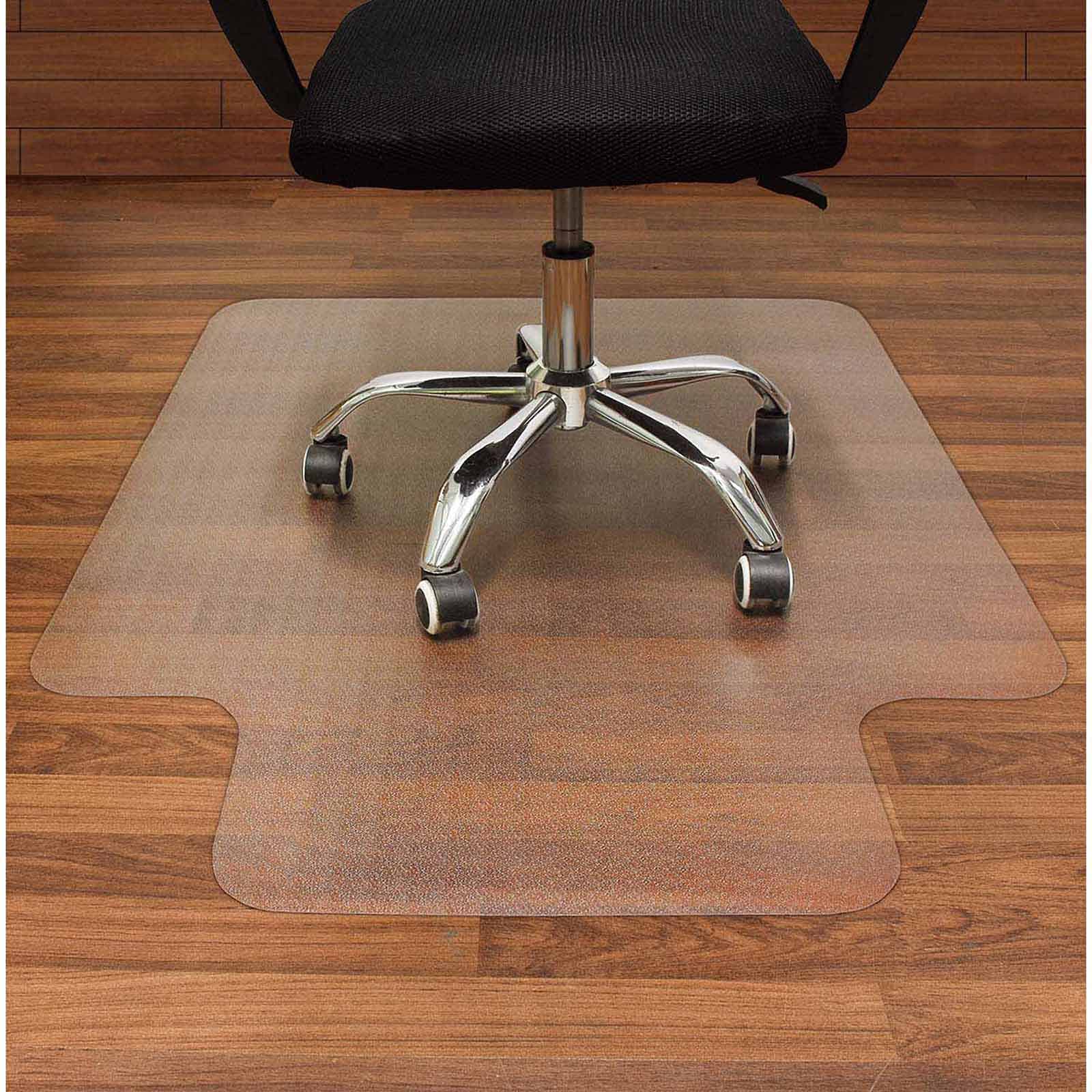 36 x 48 Inch Office Chair Mat for Hardwood Floors - Heavy Duty Hard Floor Protector Under Desk Mat with Smooth Glide for Rolling Chairs, Non-Curl Design - Perfect for Home Office, Gaming Setup & Computer Workstations
