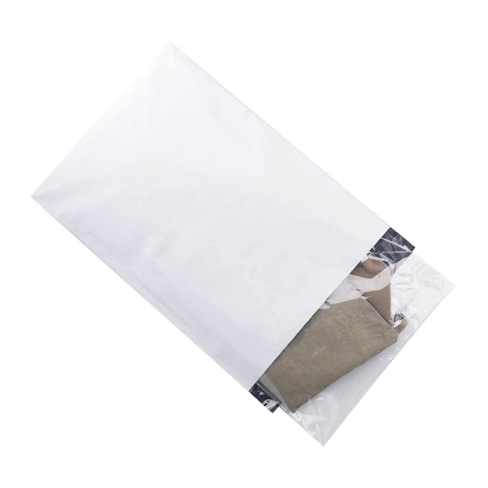 2000 PCS 11x15 inch White Poly Mailers - Self Adhesive Waterproof Shipping Envelopes, Durable Tear-Proof Packaging Bags for Office, Industrial & Postal Use, Perfect for Ecommerce, Gift Wrapping & Mailing