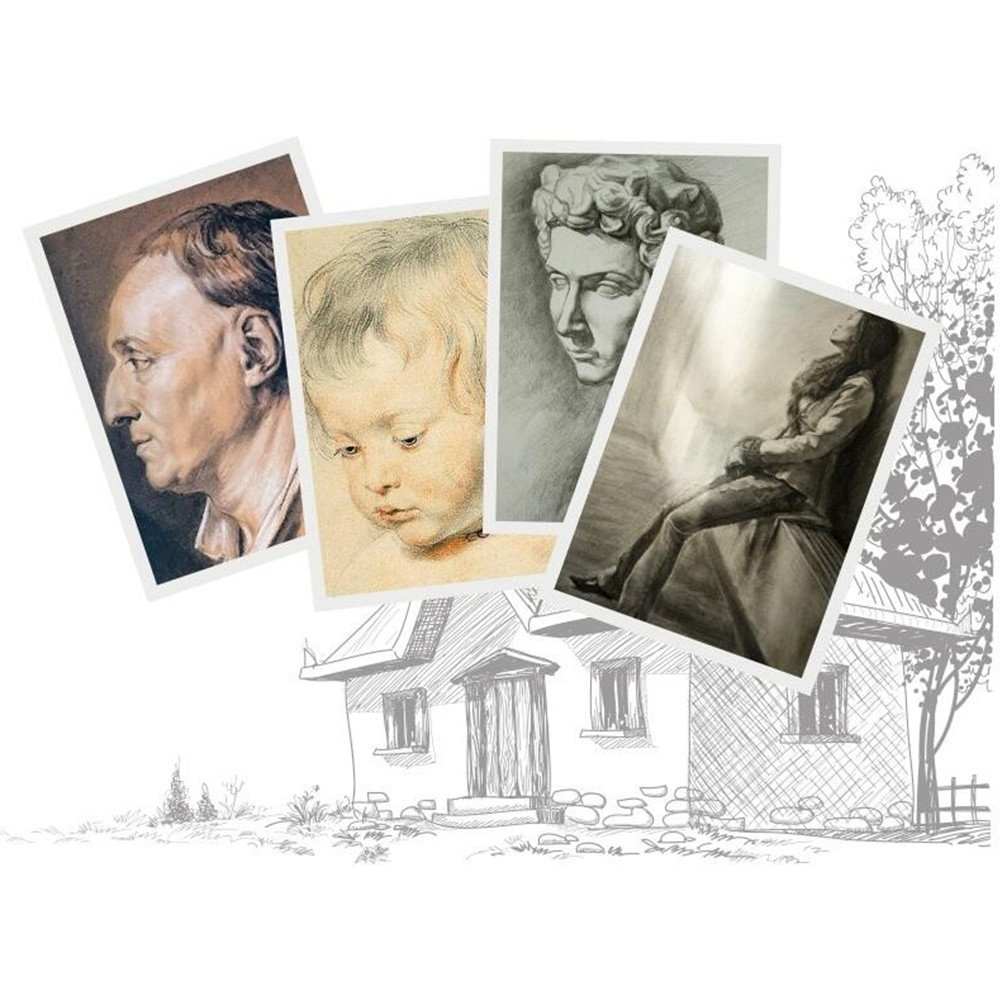6Pcs Blending Stumps and Tortillions - Professional Art Blenders for Sketching, Drawing, Shading - Perfect for Graphite, Charcoal & Pastel Artists - Ideal for Portrait, Landscape & Still Life Artwork