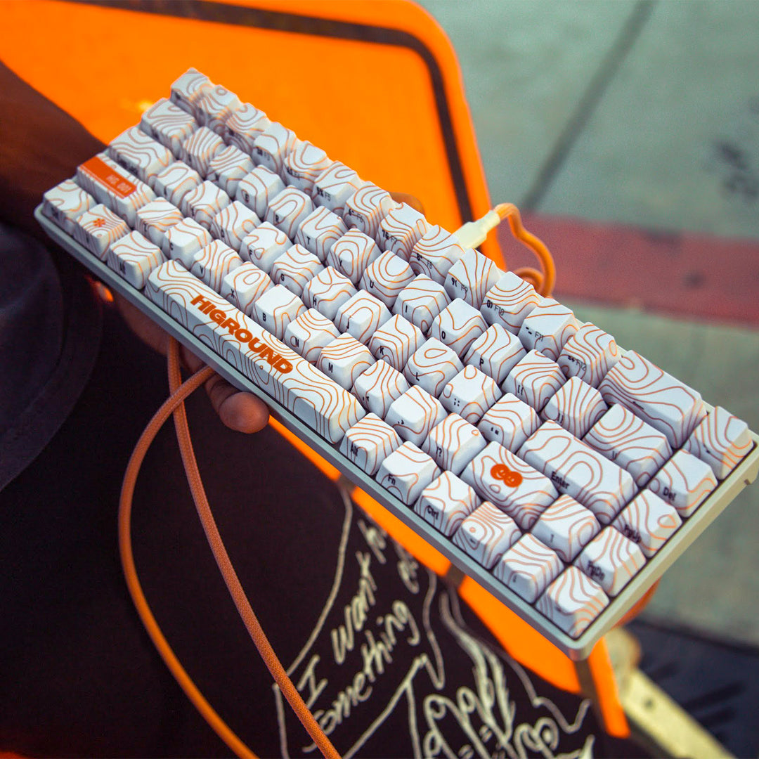 Founder's Edition Sandstone Keyboard - Ergonomic Mechanical Keyboard for Gaming & Typing - Perfect for Office, Home & Gaming Setup