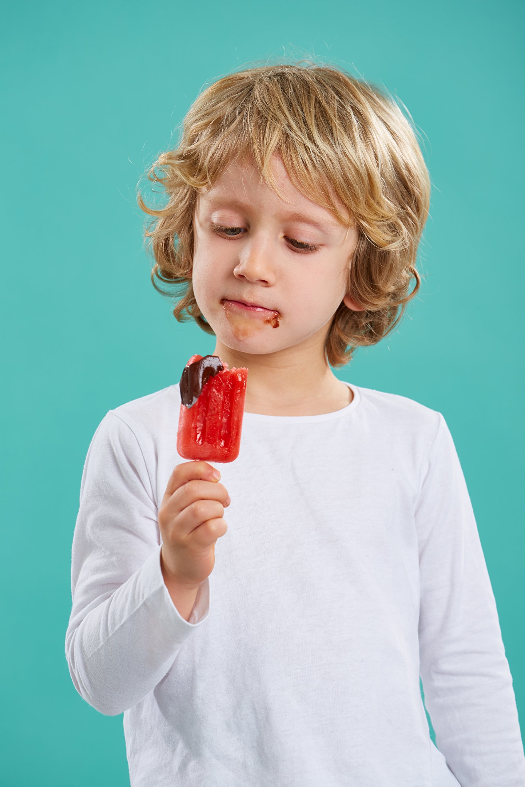 Lékué 4-Piece Stackable Popsicle Molds with Sticks & Lids | BPA-Free Platinum Silicone Ice Pop Maker for Homemade Frozen Treats | Easy Fill & Release, Dishwasher Safe & Reusable | Perfect for Summer Snacks, Kids Parties & Healthy Desserts