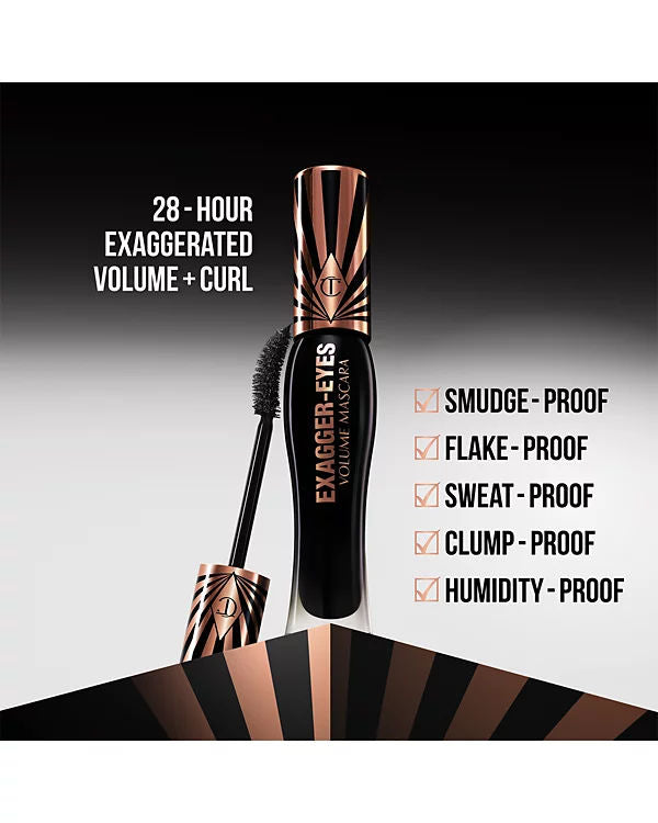 Exagger Eyes Volumizing Mascara for Dramatic Lashes - Perfect for Date Night & Special Occasions