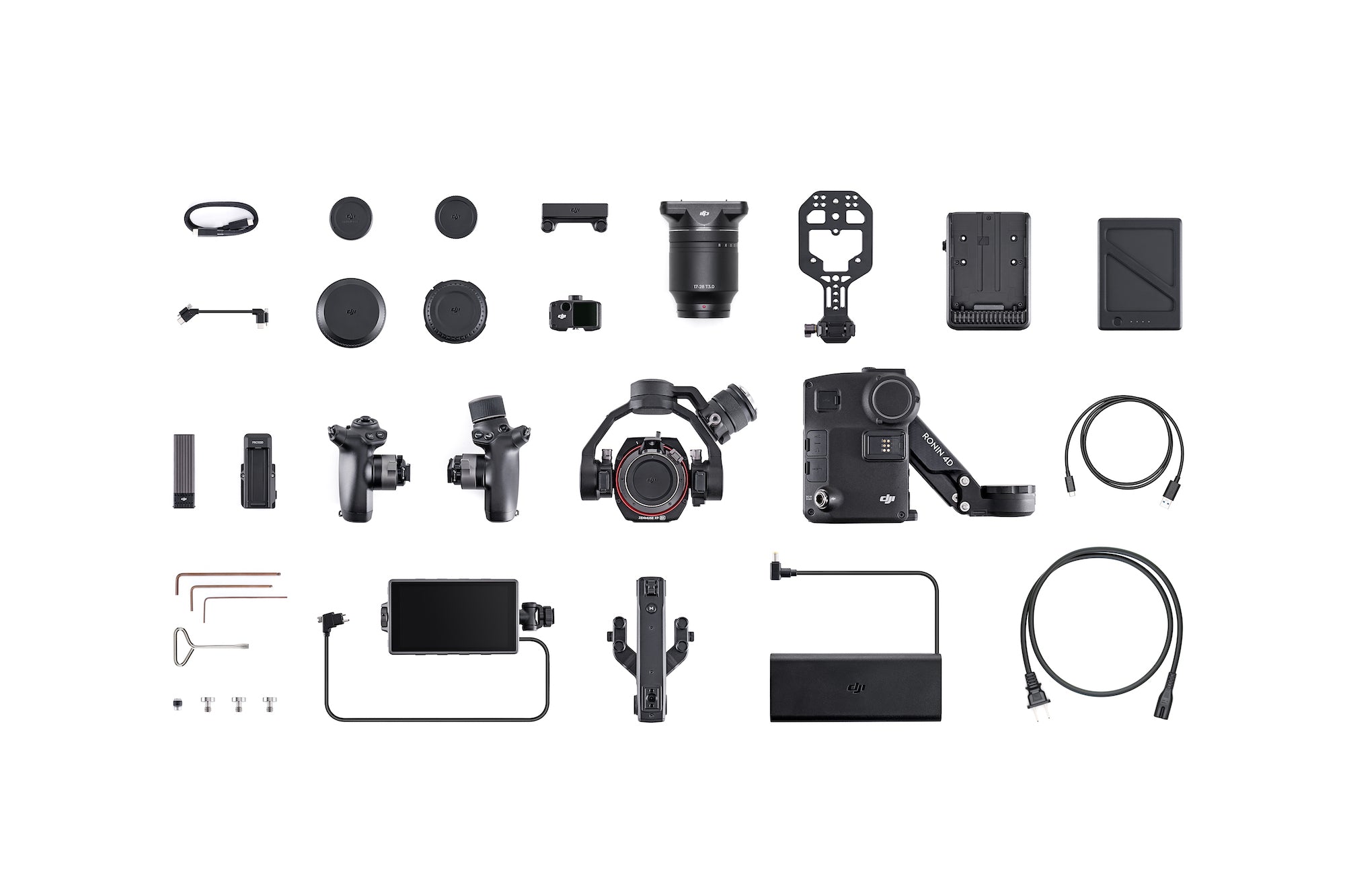 DJI Ronin 4D 8K Cinema Camera 4-Axis Stabilizer Combo Kit with DL PZ 17-28mm T3.0 ASPH Lens - Professional Filmmaking, Vlogging & Content Creation