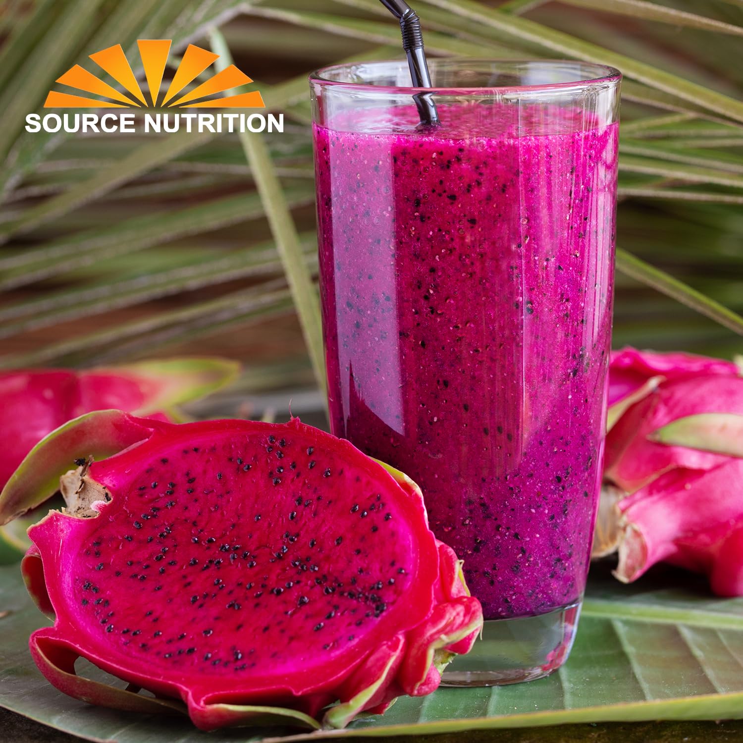 Organic Freeze-Dried Dragon Fruit Powder | Pink Pitaya Superfood Rich in Antioxidants & Fiber | Natural Food Coloring for Smoothies, Yogurt & Baking | Vegan, Gluten-Free, Non-GMO (8oz) | Perfect for Healthy Drinks, Desserts & DIY Beauty Recipes