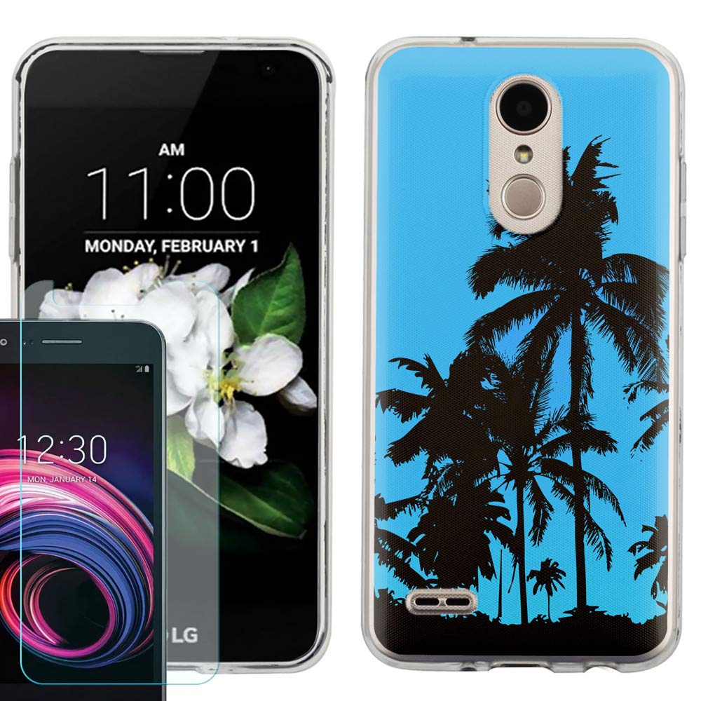 Durable TPU Phone Case for LG Aristo 3 & Tribute Empire with Screen Protector - Perfect for Summer Outdoor Use