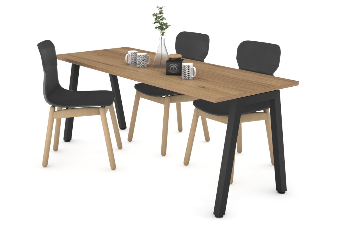Quadro A Legs Table - 1600L x 700W Modern Dining Table for Home & Office | Perfect for Dining Rooms, Kitchens, Conference Rooms & Workspaces