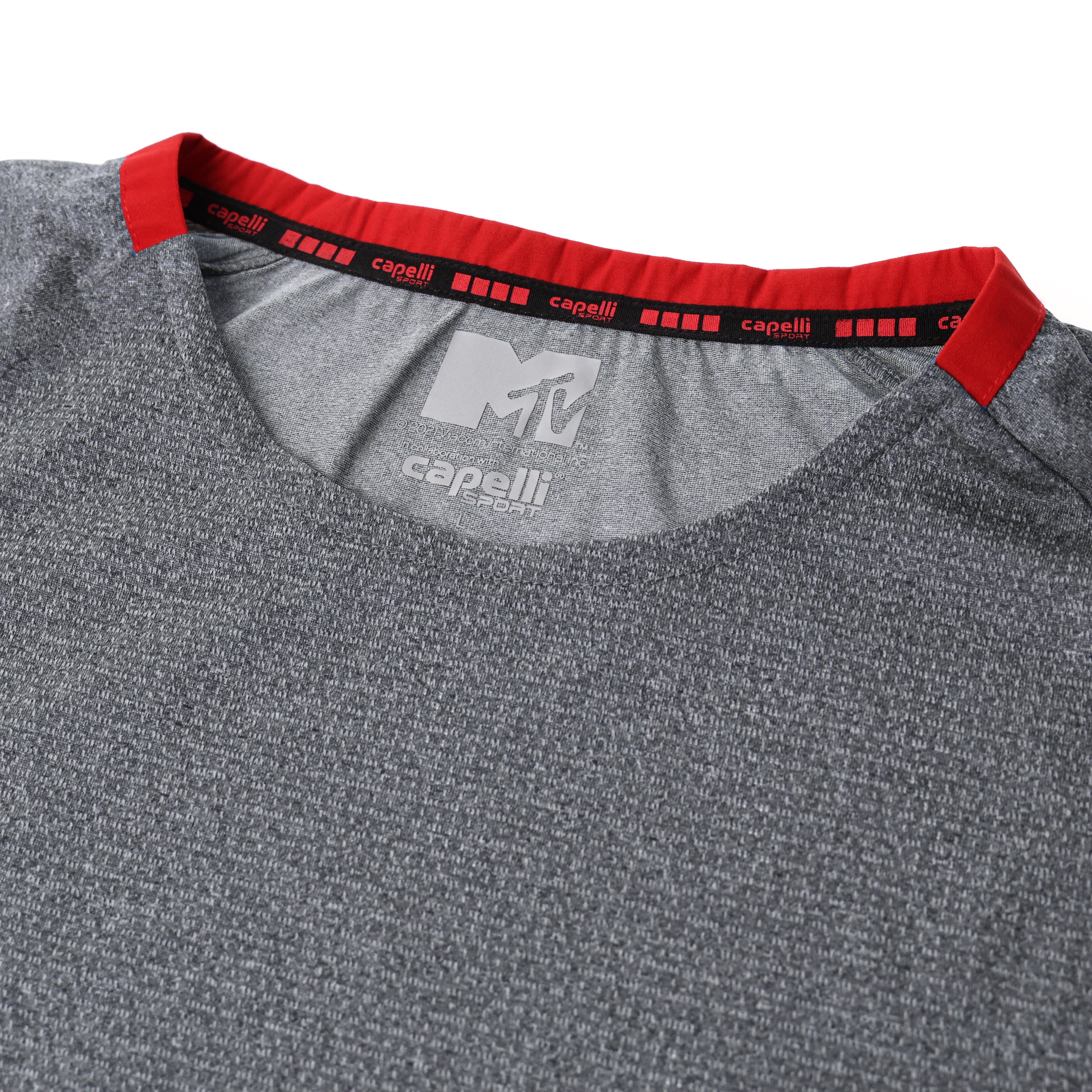MTV Men's Tech Vent T-Shirt - Moisture Wicking & Breathable Performance Tee for Running, Gym & Outdoor Activities