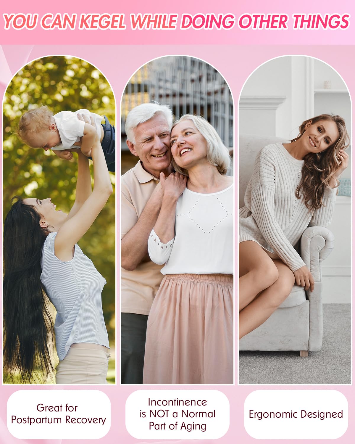**Automatic Kegel Exerciser for Women – Pelvic Floor Muscle Trainer with Probe, Incontinence Treatment & Bladder Control Device – Postpartum Recovery & Fitness Enhancer**    *(Use Cases: Post-pregnancy recovery, urinary incontinence relief, pelvic floor strengthening, fitness training, and improved intimate wellness.)*