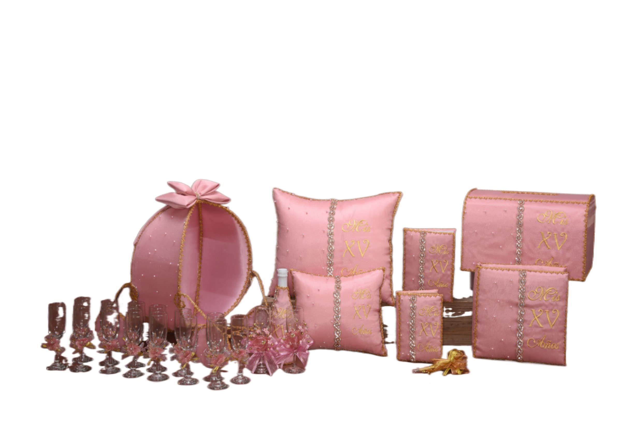 Quinceanera Accessories Set - Sweet Sixteen Party Decorations, Quinceañera Gift Box (172-Piece) for Quinceañeras, Birthday Celebrations & Special Occasions