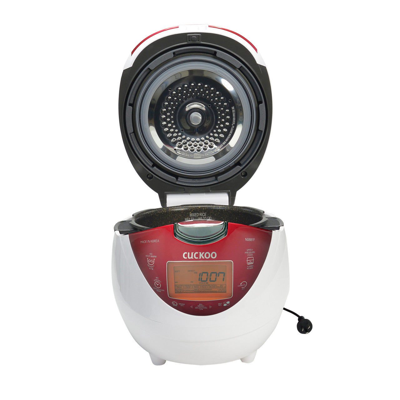Cuckoo CRP-N0681F 6-Cup Premium Pressure Rice Cooker - Perfect for Home, Office & Small Kitchens