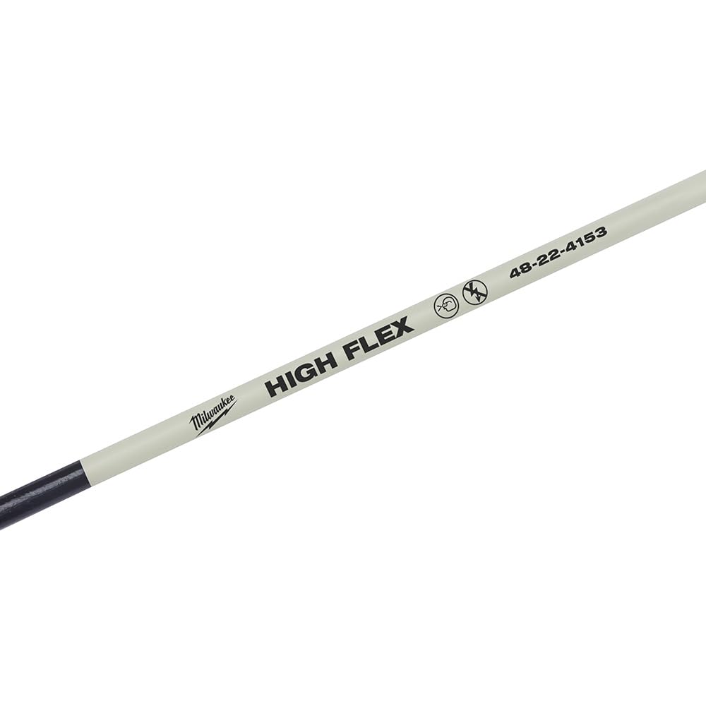 Milwaukee 15 Ft. High Flex Fish Tape - Flexible Electrical Wire Pulling Tool for Conduit & Cable Installation (Ideal for Electricians, DIY Home Wiring Projects)