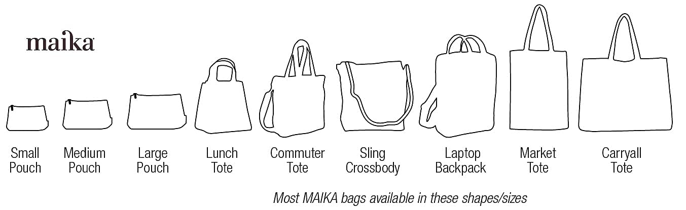 Maika Market Tote Bag - Stylish & Durable Reusable Shopping Bag for Groceries, Beach, Work & Travel | Eco-Friendly Cotton Canvas Carryall