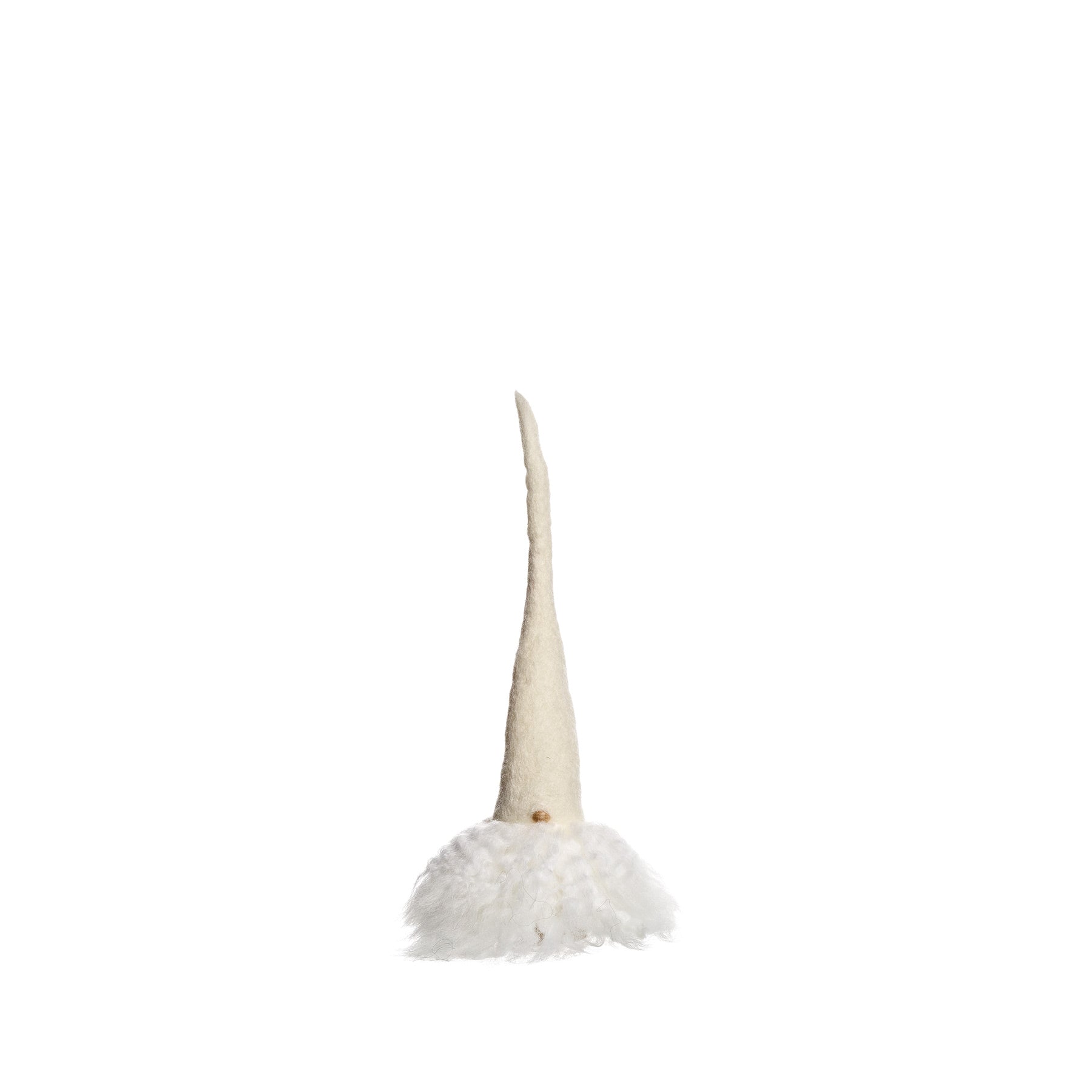 9-Inch Garden Gnome with Wooden Base & White Cap - Perfect for Outdoor Decor, Lawn Ornaments, and Gift Ideas