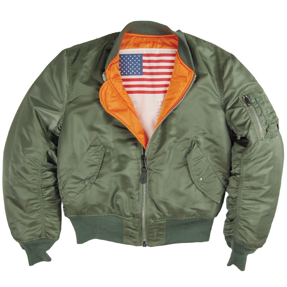 Alpha Industries MA-1 Blood Chit Bomber Flight Jacket - Men's Military Pilot Jacket for Aviation Enthusiasts | Perfect for Casual Wear, Outdoor Adventures & Vintage Fashion Style