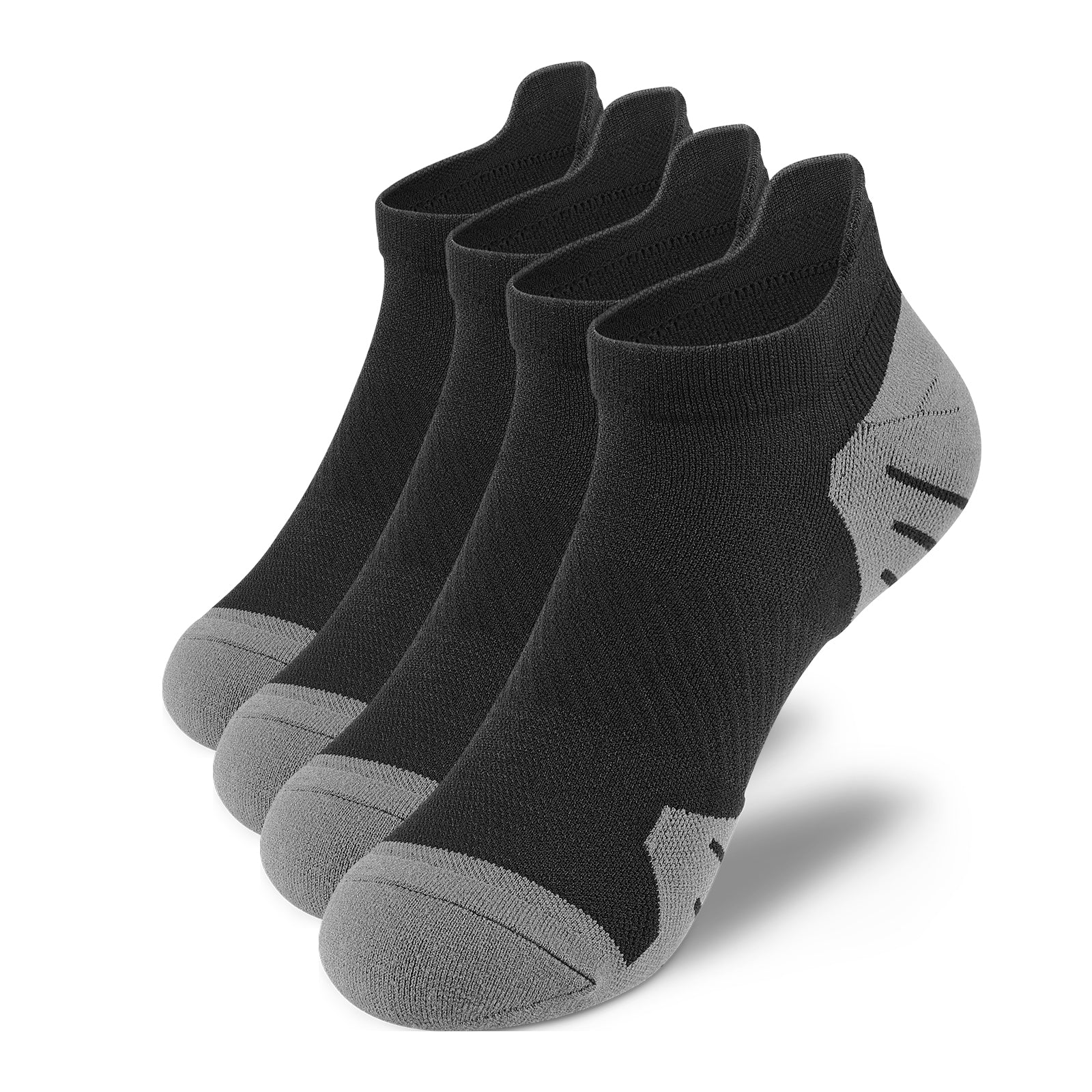 GECKOMAN x PAPLUS Women's Comfortable Low Cut Cushioned Socks 2-Pack - Perfect for Running, Yoga & Everyday Wear
