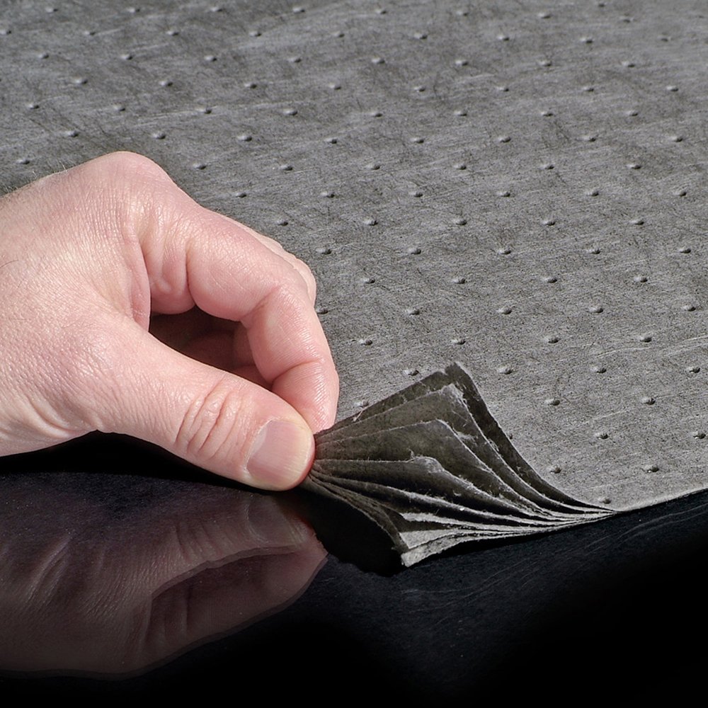 PIG Absorbent Mat Roll - 2 Heavyweight Industrial Mat Rolls (15